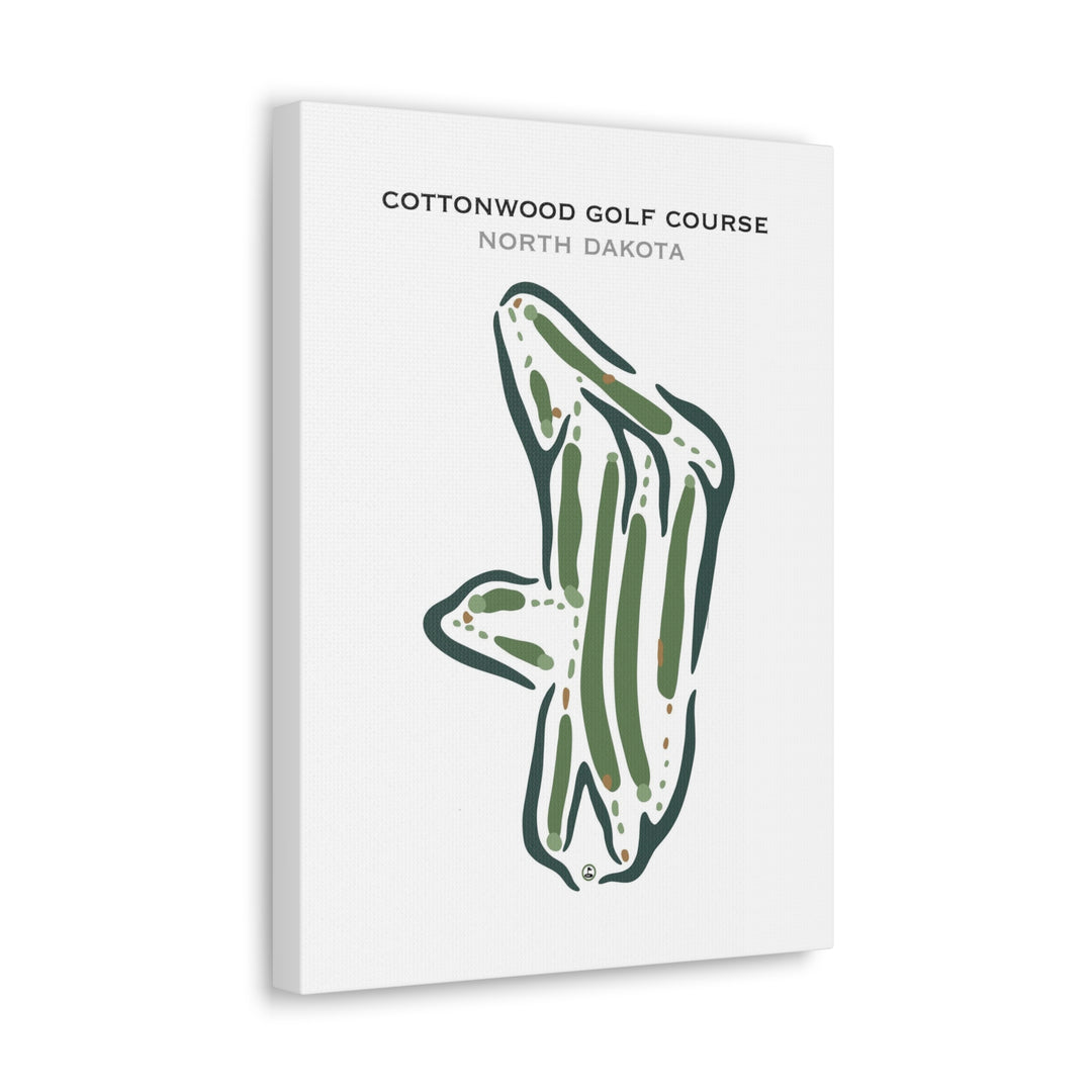 Cottonwood Golf Course, North Dakota - Printed Golf Courses