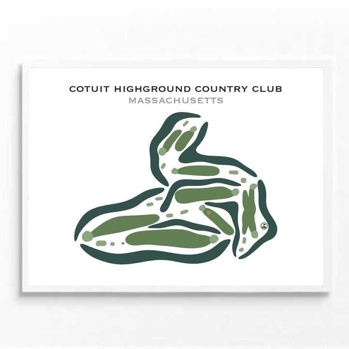 Cotuit Highground Country Club, Massachusetts - Printed Golf Courses