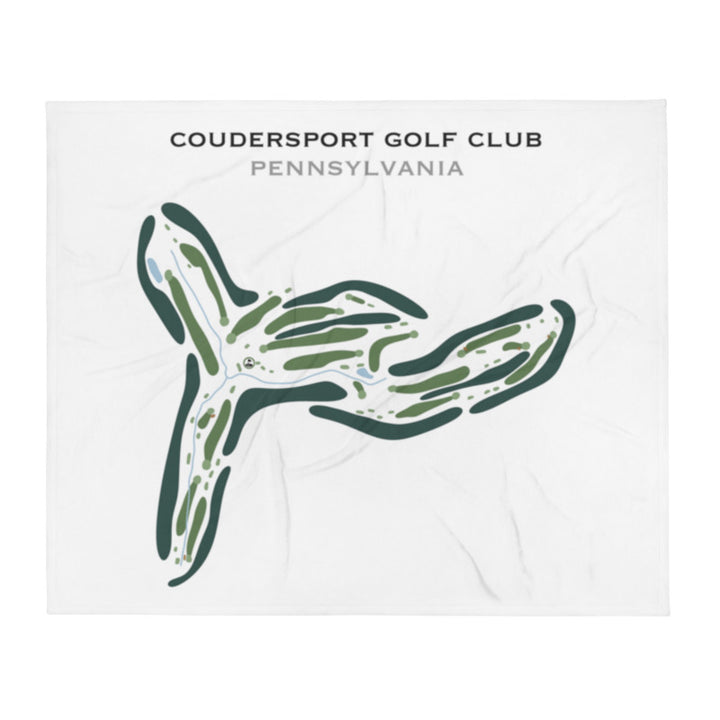 Coudersport Golf Club, Pennsylvania - Printed Golf Course