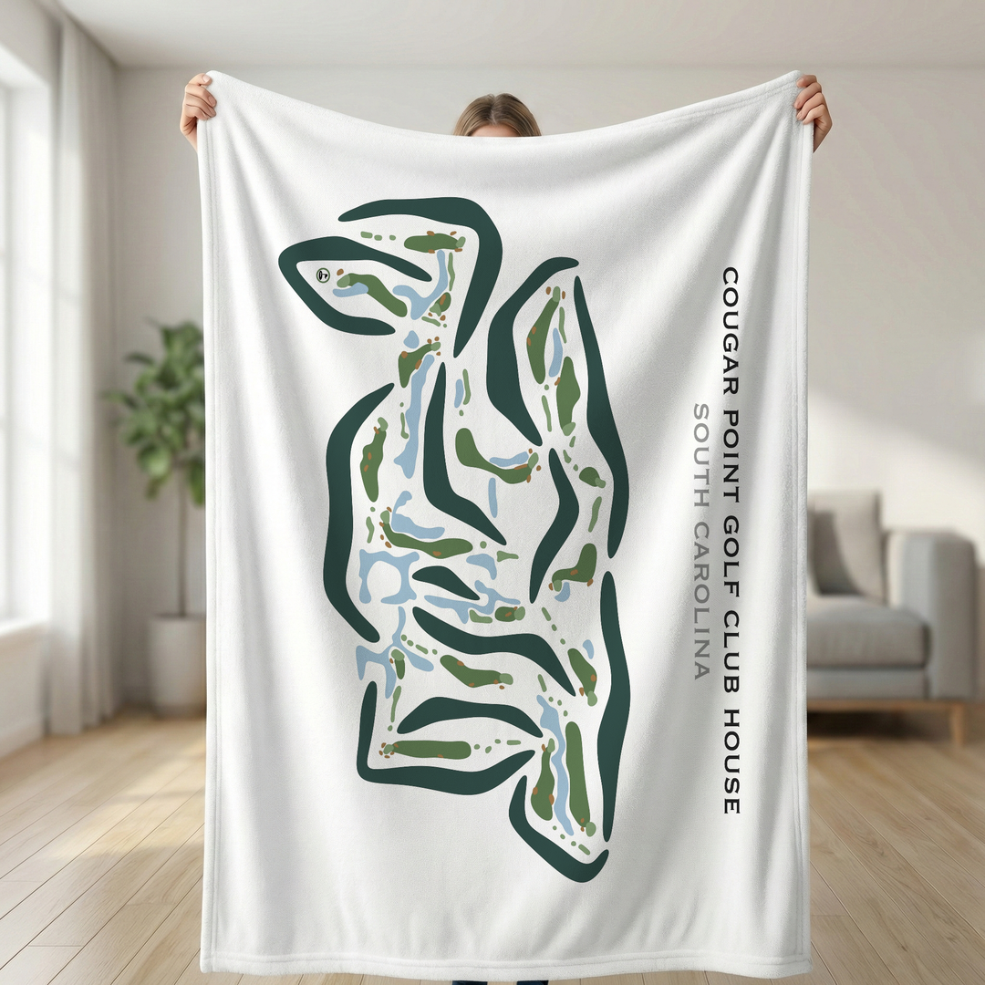 Cougar Point Golf Club House, South Carolina - Printed Golf Courses
