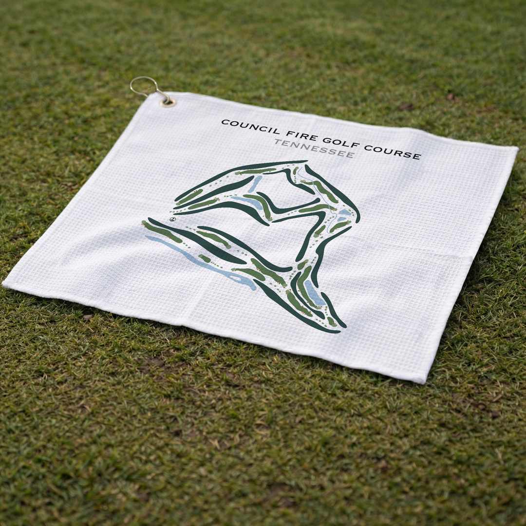 Council Fire Golf Course, Tennessee - Printed Golf Courses