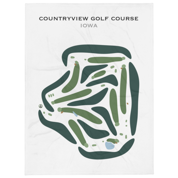 CountryView Golf Course, Iowa - Printed Golf Courses