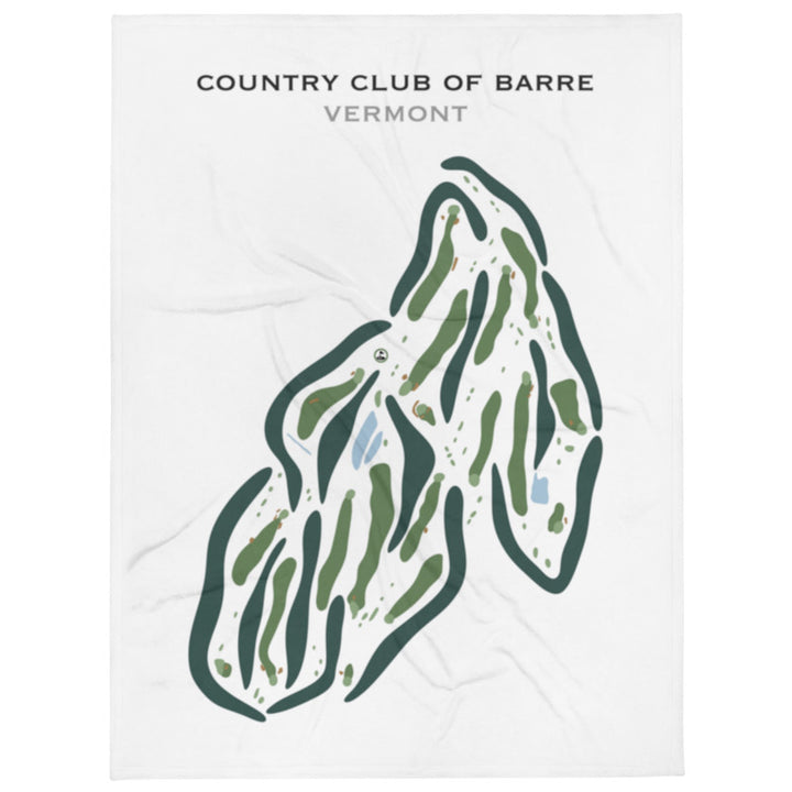 Country Club of Barre, Vermont - Printed Golf Courses