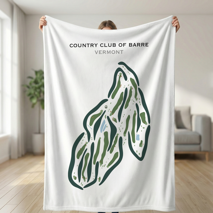Country Club of Barre, Vermont - Printed Golf Courses