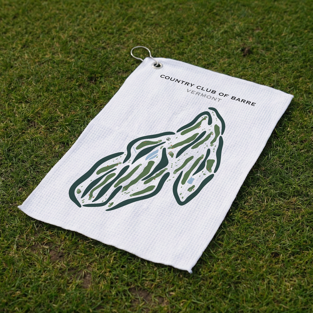Country Club of Barre, Vermont - Printed Golf Courses