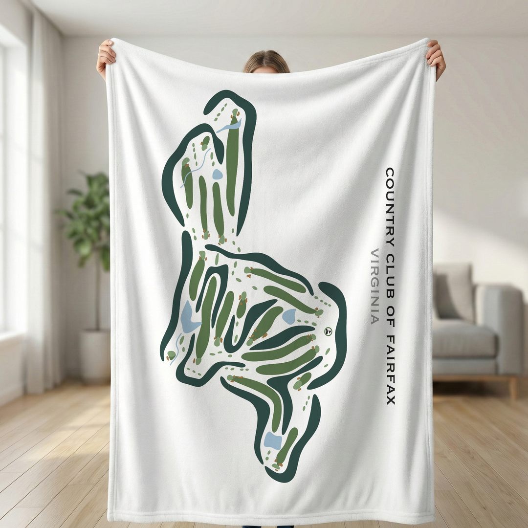Country Club of Fairfax, Virginia - Printed Golf Courses