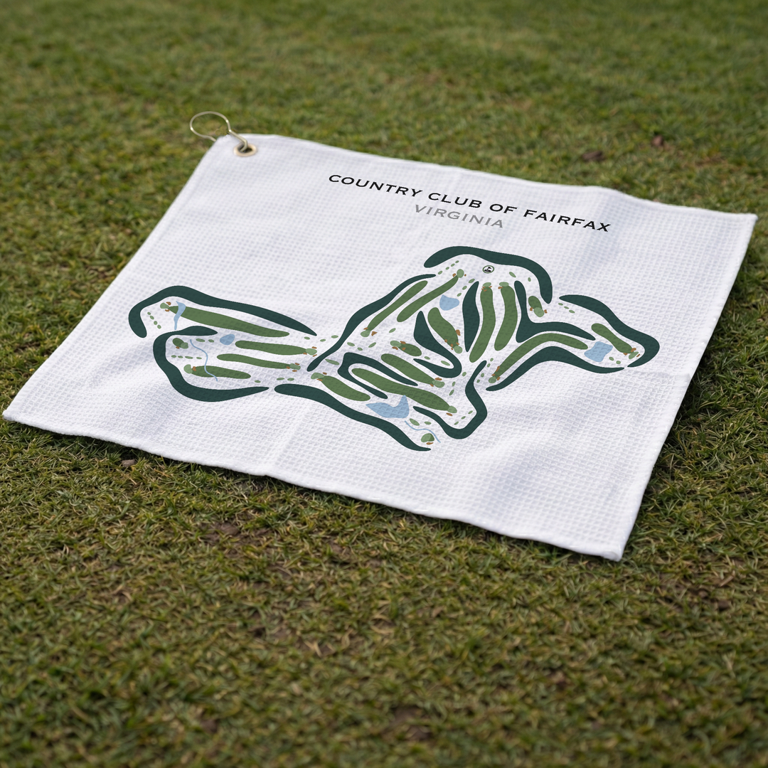 Country Club of Fairfax, Virginia - Printed Golf Courses