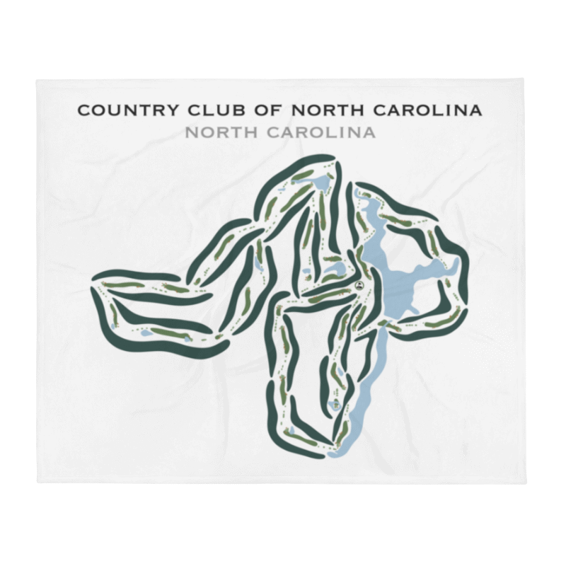 Country Club of North Carolina, North Carolina - Printed Golf Courses