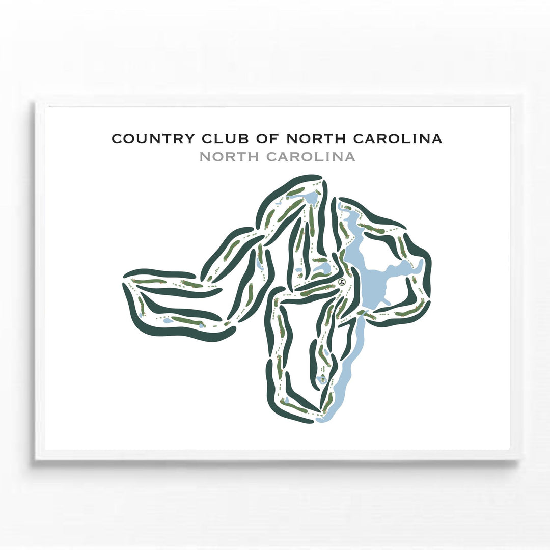 Country Club of North Carolina, North Carolina - Printed Golf Courses