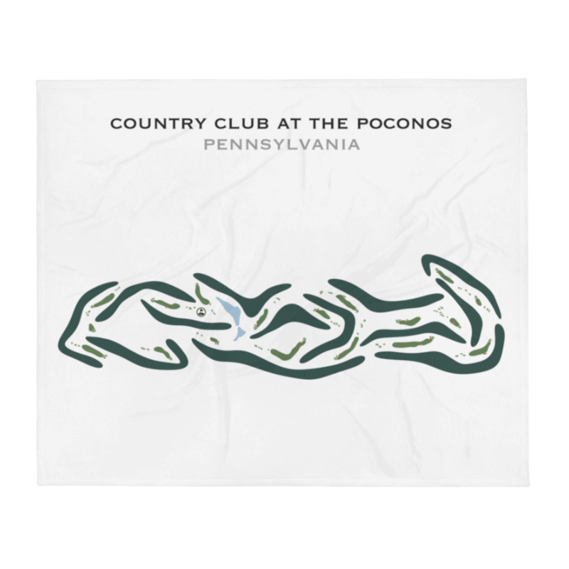 Country Club at the Poconos, Pennsylvania - Printed Golf Courses