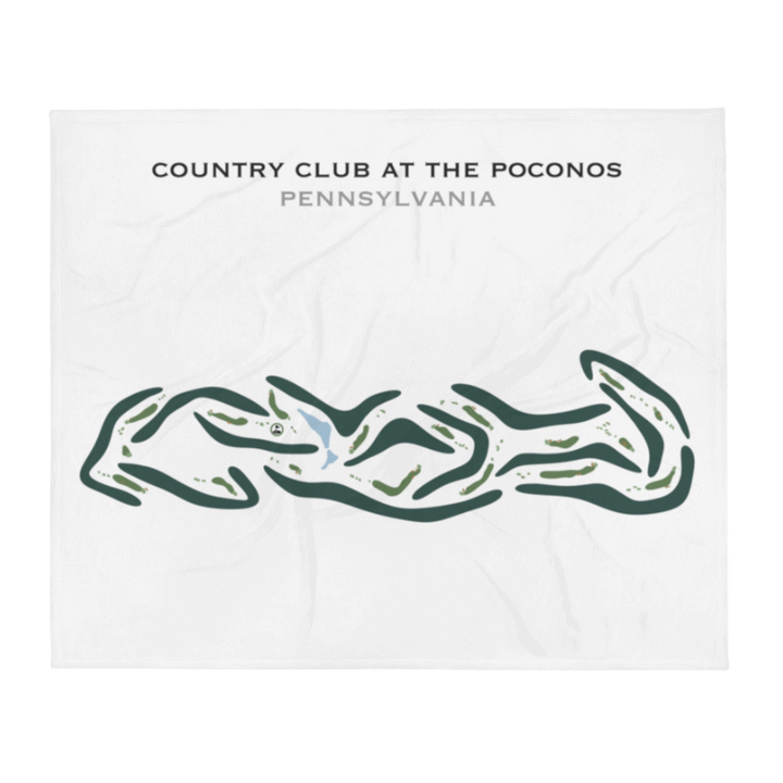 Country Club at the Poconos, Pennsylvania - Printed Golf Courses