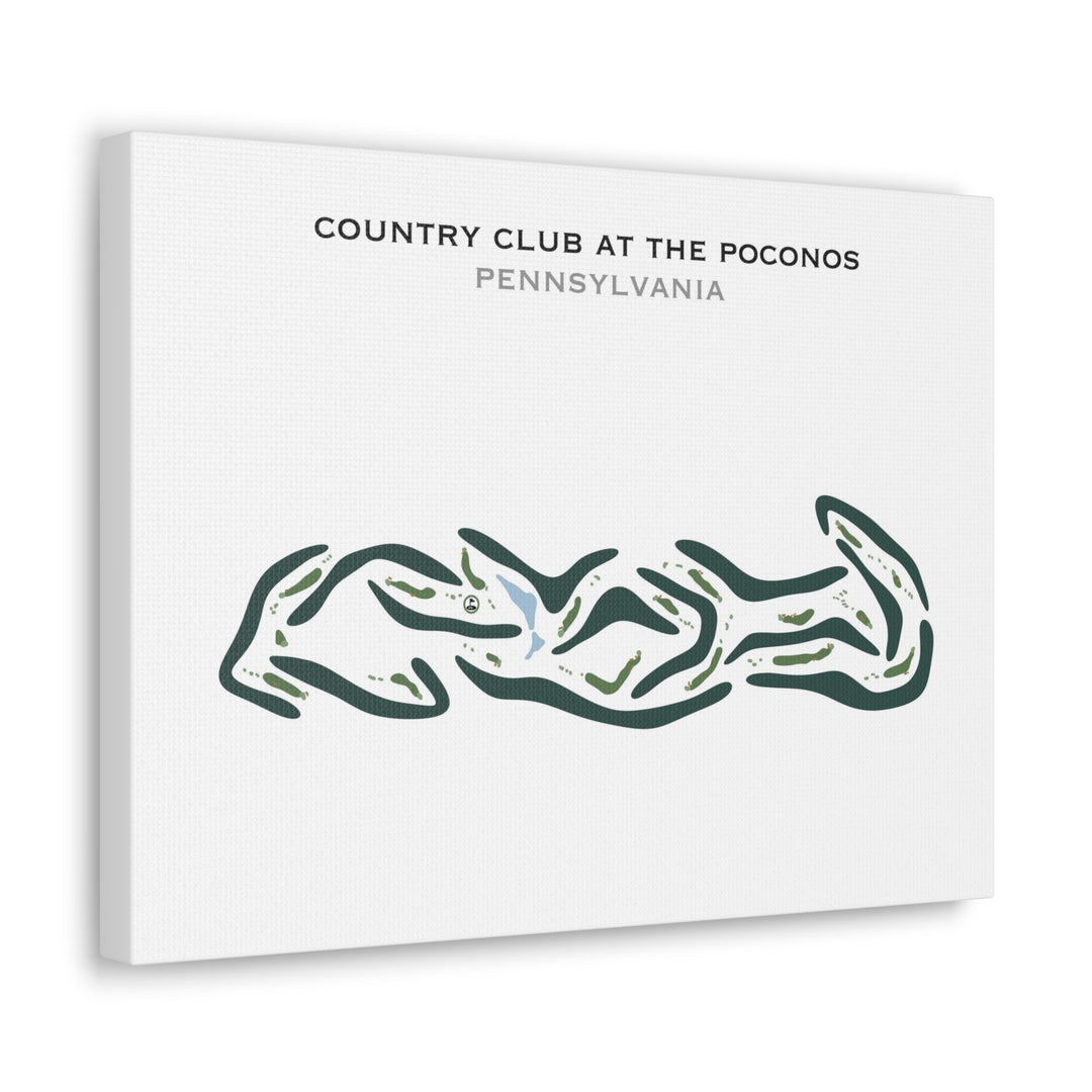 Country Club at the Poconos, Pennsylvania - Printed Golf Courses