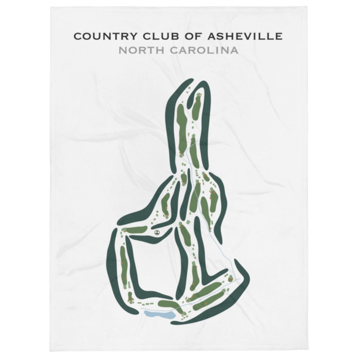 Country Club of Asheville, North Carolina - Printed Golf Courses