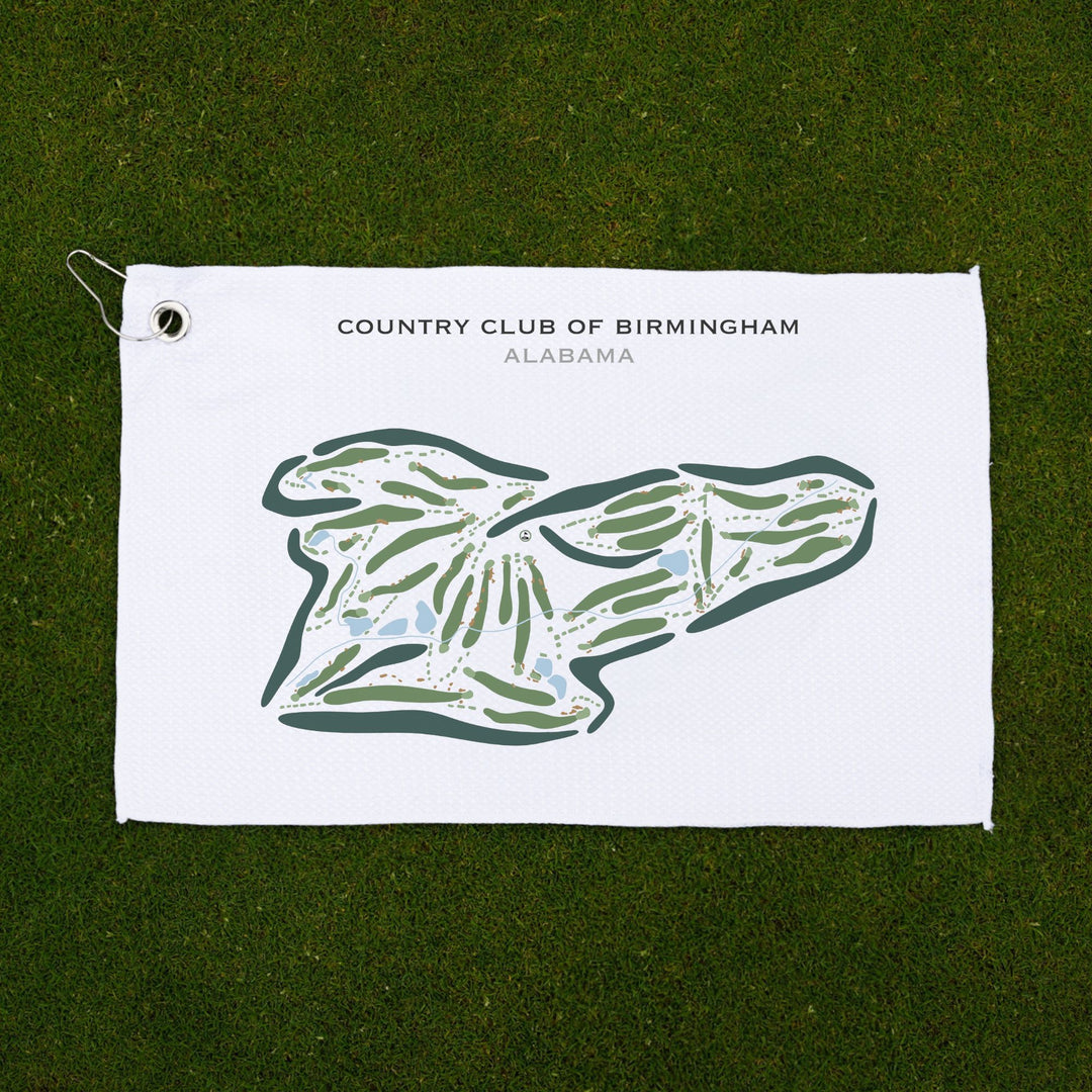 Country Club of Birmingham, Alabama - Printed Golf Course