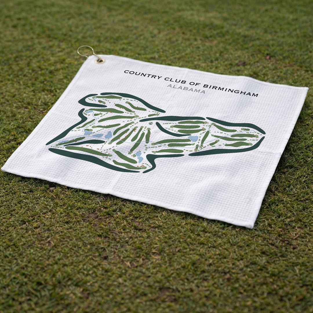 Country Club of Birmingham, Alabama - Printed Golf Course