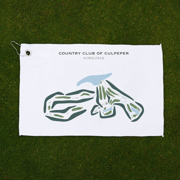 Country Club of Culpeper, Virginia - Printed Golf Courses