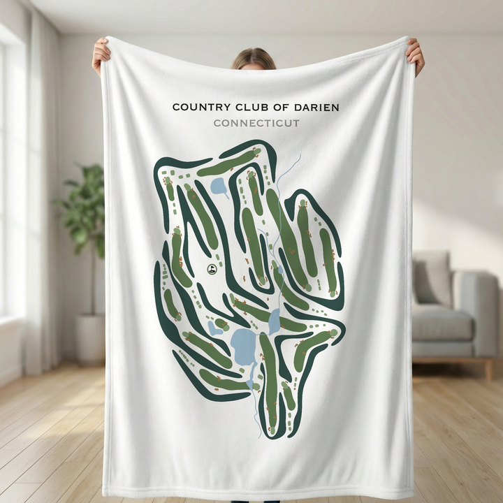 Country Club of Darien, Connecticut - Printed Golf Courses