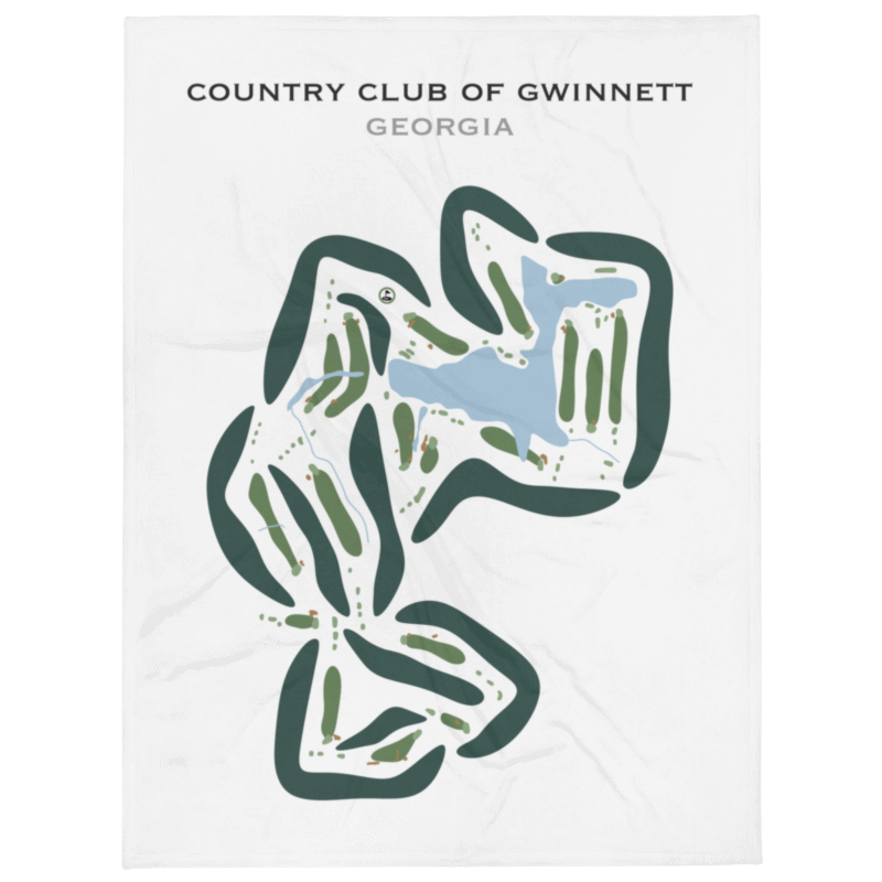 Country Club of Gwinnett, Georgia - Printed Golf Courses