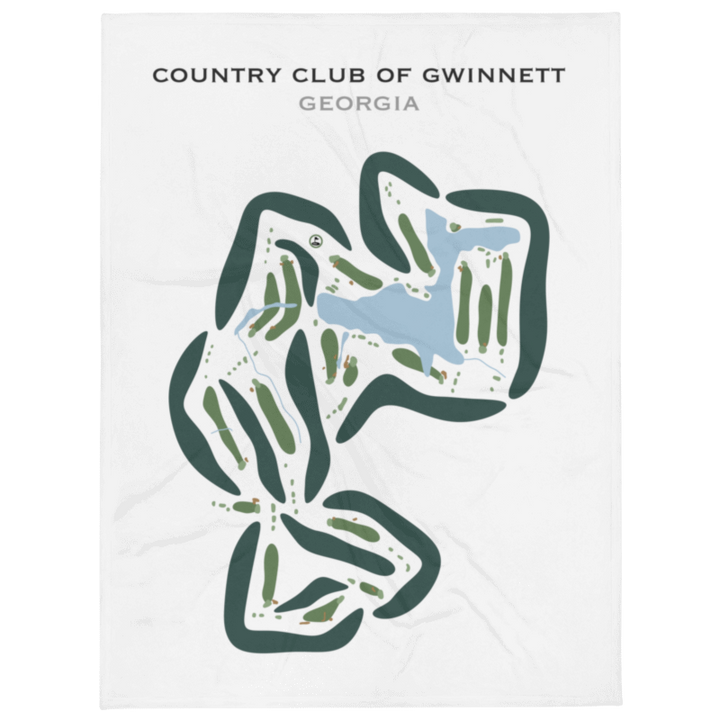 Country Club of Gwinnett, Georgia - Printed Golf Courses