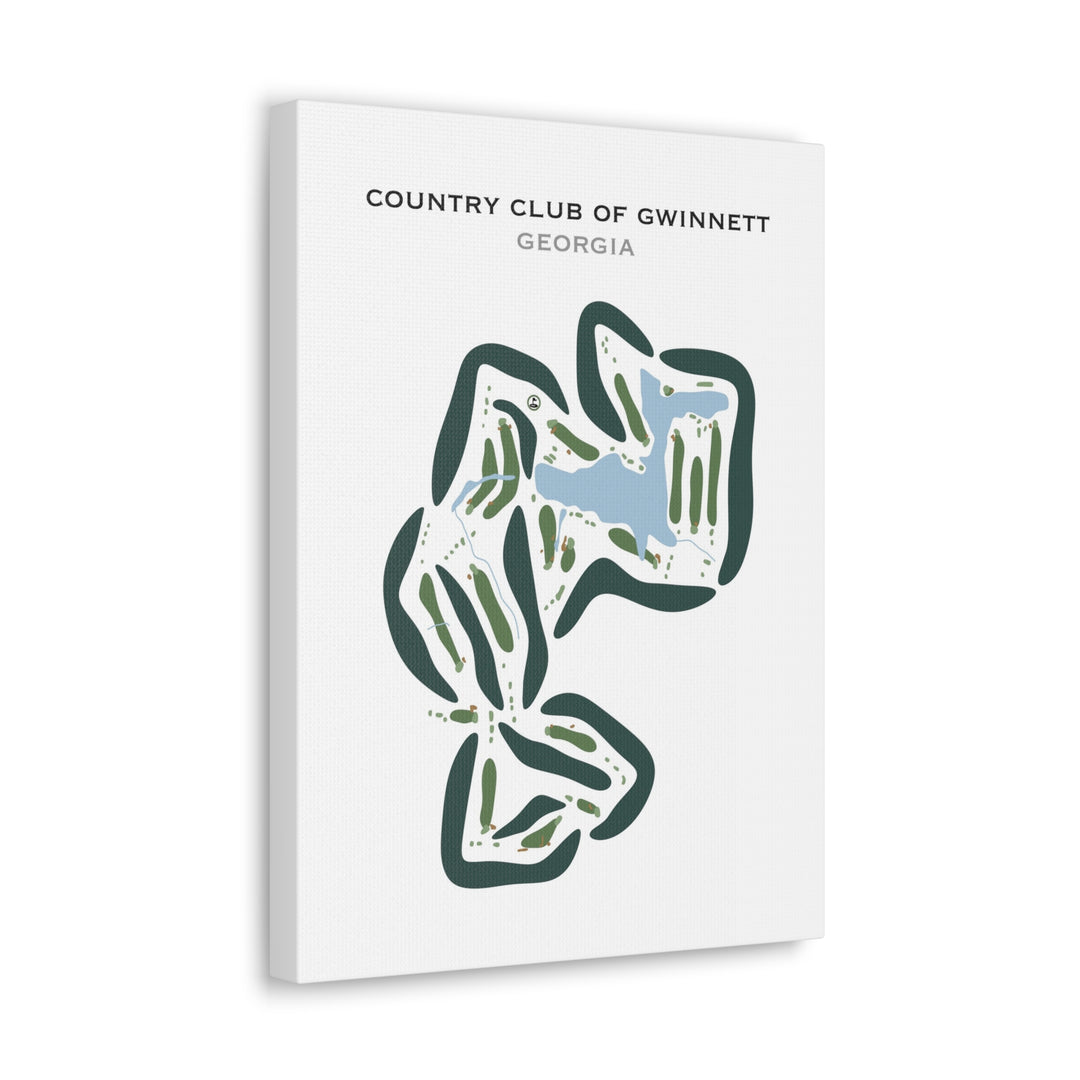 Country Club of Gwinnett, Georgia - Printed Golf Courses