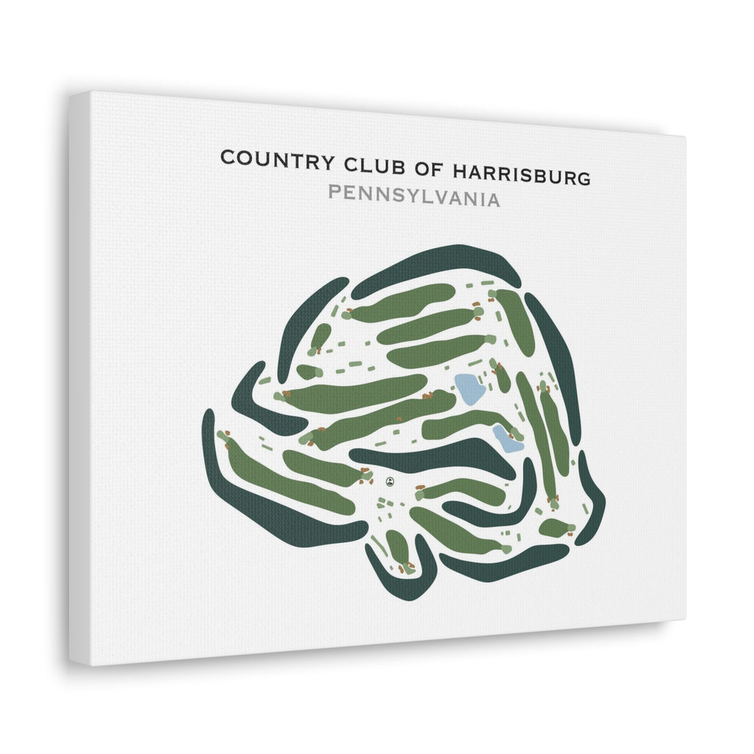 Country Club of Harrisburg, Pennsylvania - Printed Golf Courses