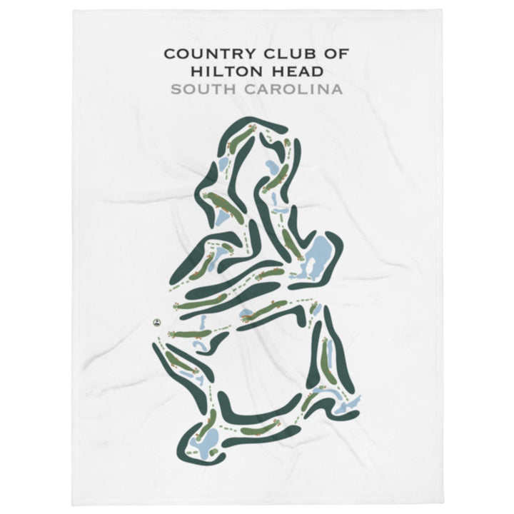 Country Club of Hilton Head, South Carolina - Printed Golf Course