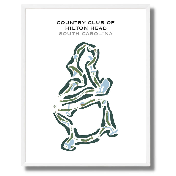 Country Club of Hilton Head, South Carolina - Printed Golf Course