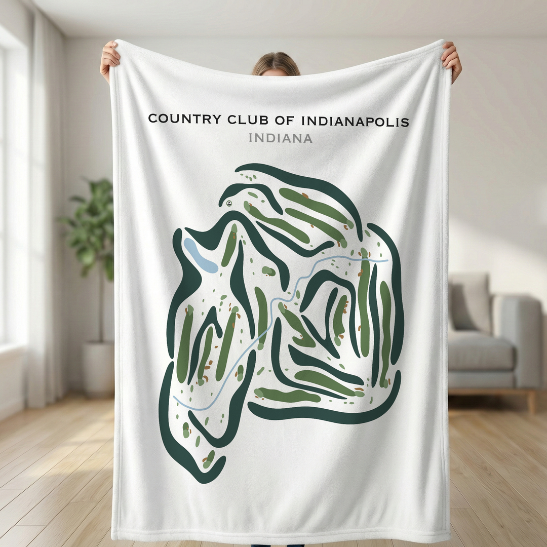 Country Club of Indianapolis, Indiana - Printed Golf Courses