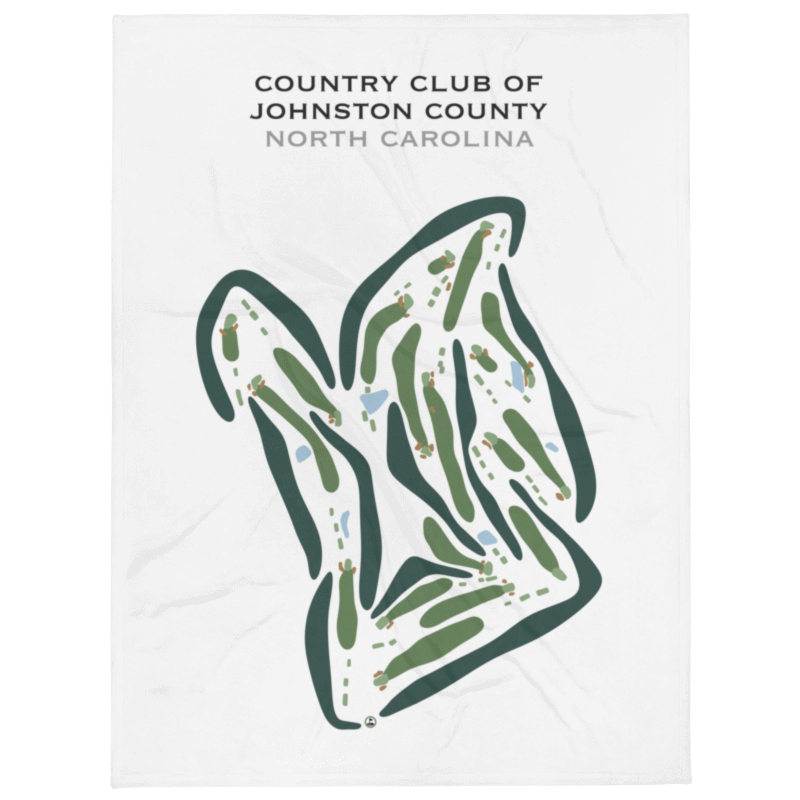 Country Club of Johnston County, North Carolina - Printed Golf Courses