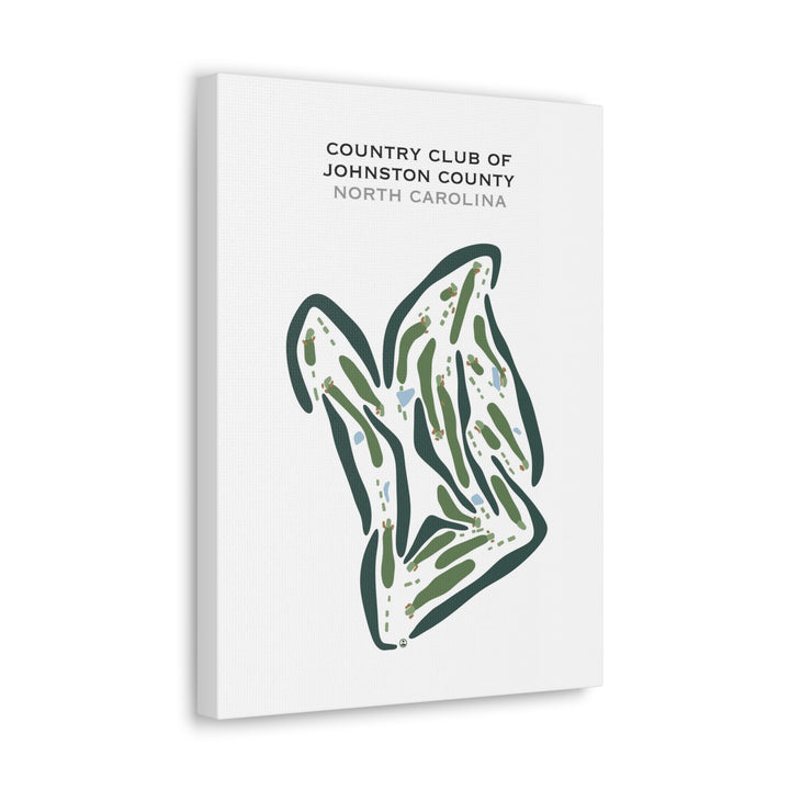 Country Club of Johnston County, North Carolina - Printed Golf Courses