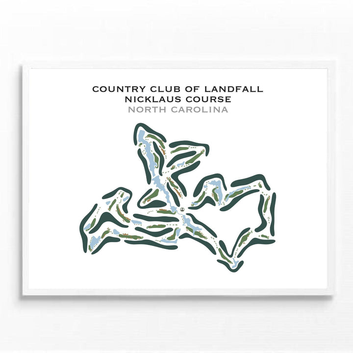 Country Club of Landfall, Nicklaus Course, North Carolina - Golf Course Prints