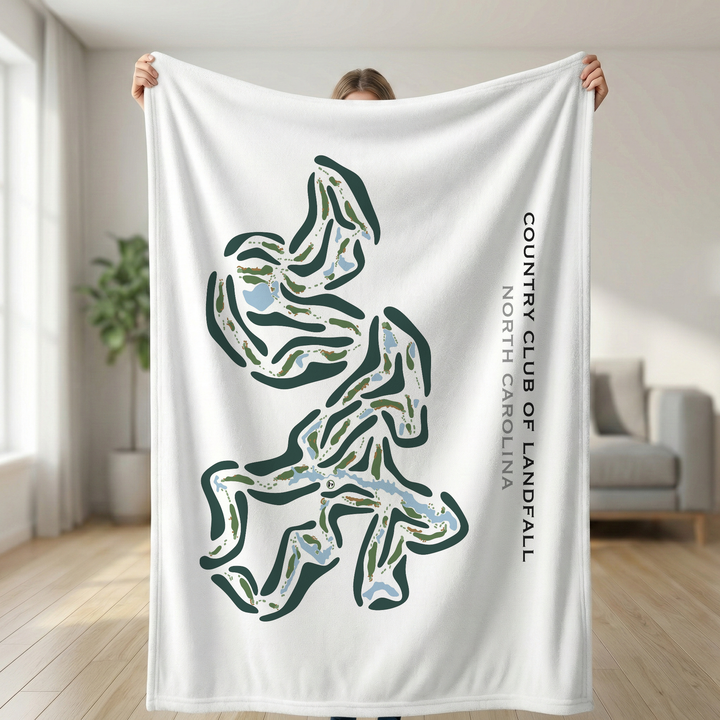 Country Club of Landfall, North Carolina - Printed Golf Courses