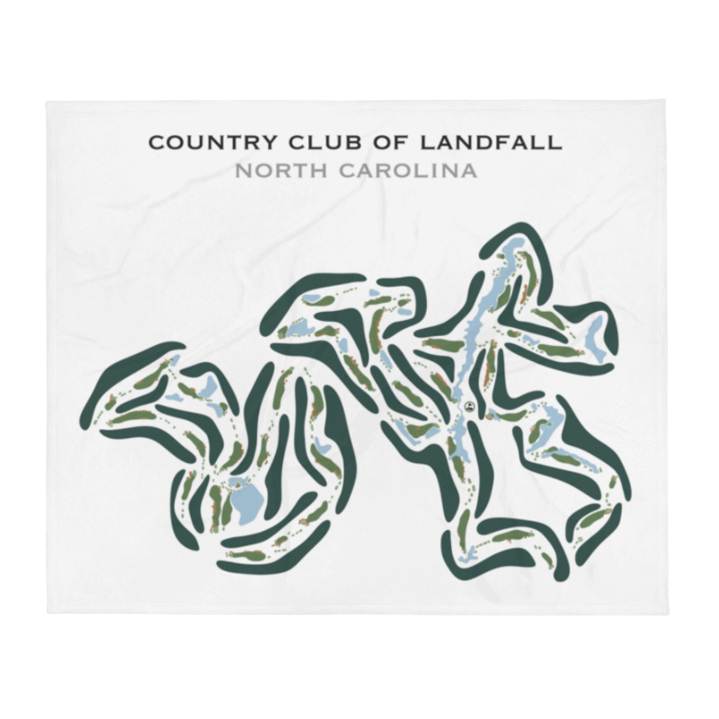 Country Club of Landfall, North Carolina - Printed Golf Courses