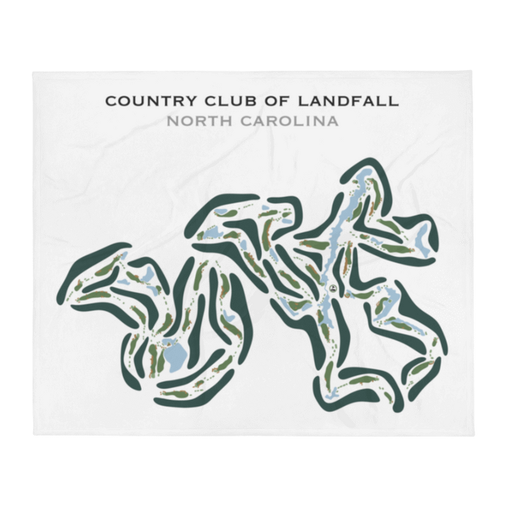 Country Club of Landfall, North Carolina - Printed Golf Courses