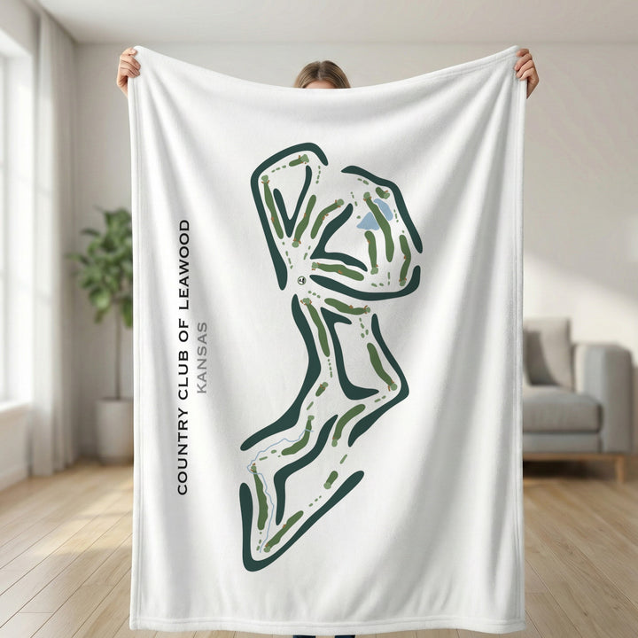 Country Club of Leawood, Kansas - Printed Golf Course