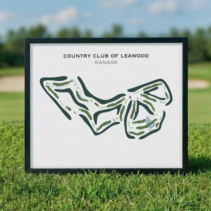 Country Club of Leawood, Kansas - Printed Golf Course