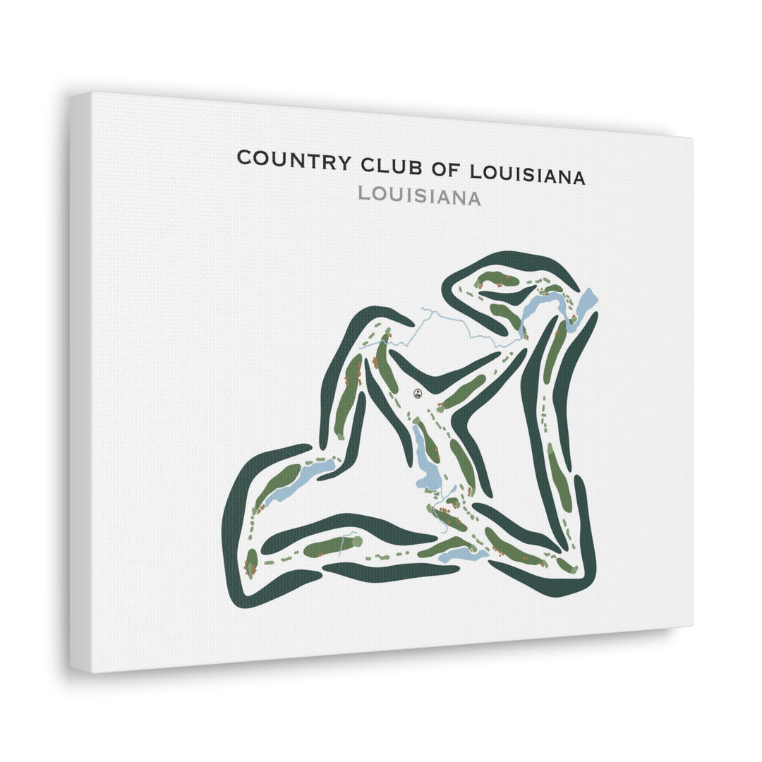 Country Club of Louisiana, Louisiana - Printed Golf Courses