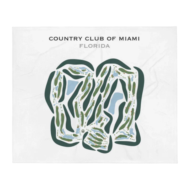 Country Club of Miami, Florida - Printed Golf Courses