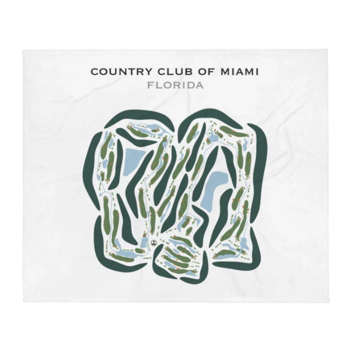 Country Club of Miami, Florida - Printed Golf Courses