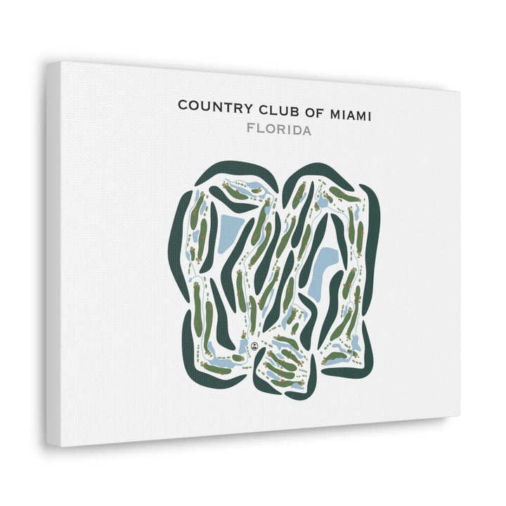 Country Club of Miami, Florida - Printed Golf Courses