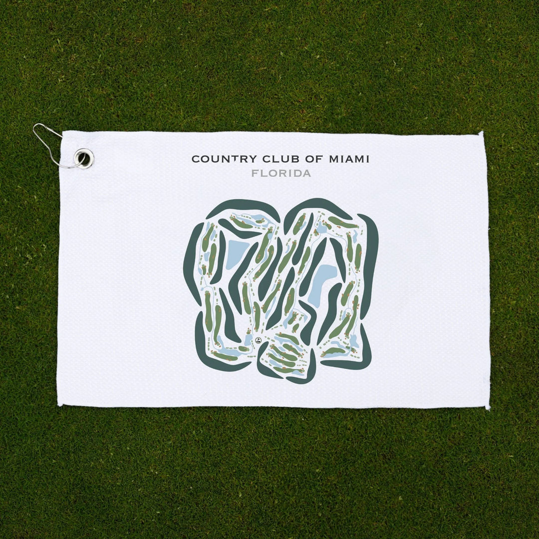 Country Club of Miami, Florida - Printed Golf Courses