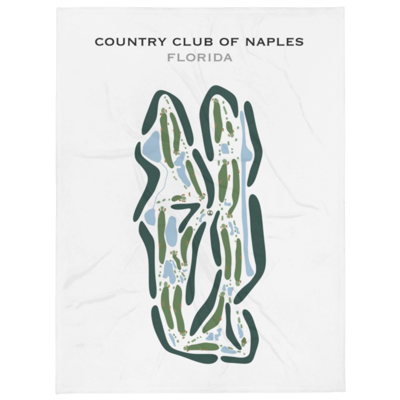 Country Club of Naples, Florida - Printed Golf Courses