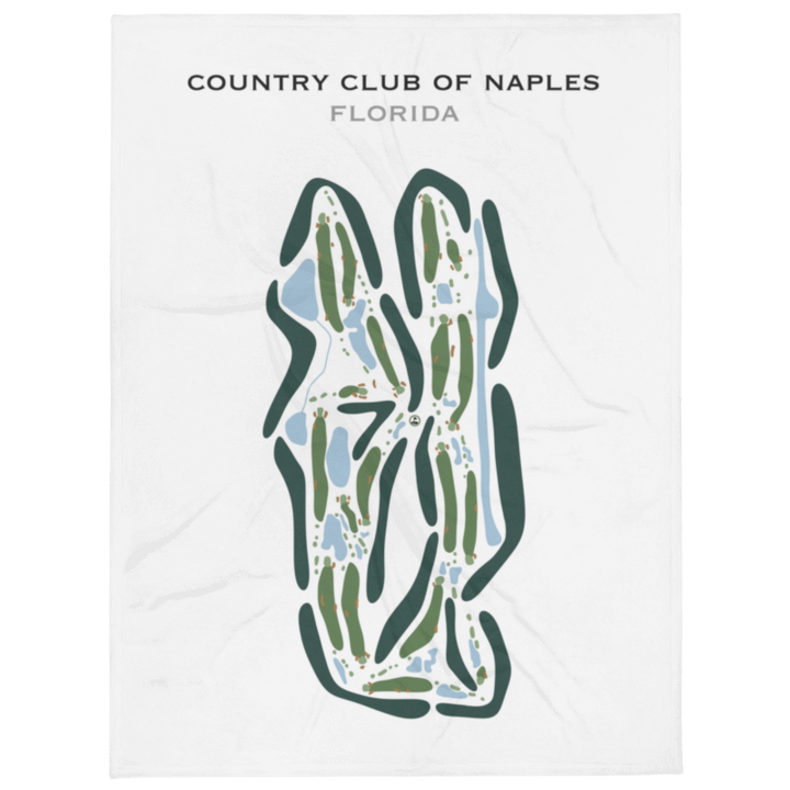 Country Club of Naples, Florida - Printed Golf Courses