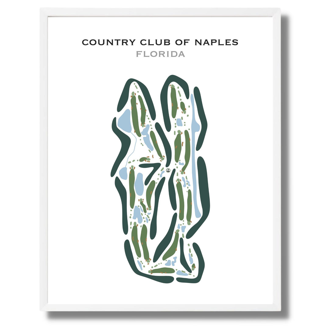 Country Club of Naples, Florida - Printed Golf Courses