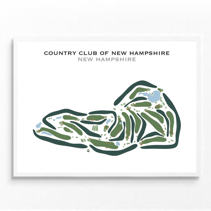 Country Club of New Hampshire, New Hampshire - Printed Golf Courses