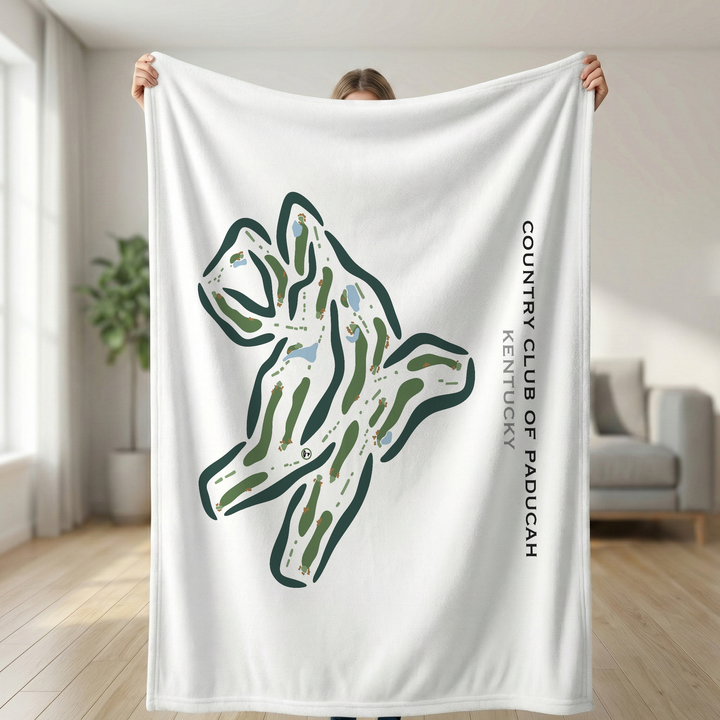 Country Club of Paducah, Kentucky - Printed Golf Course