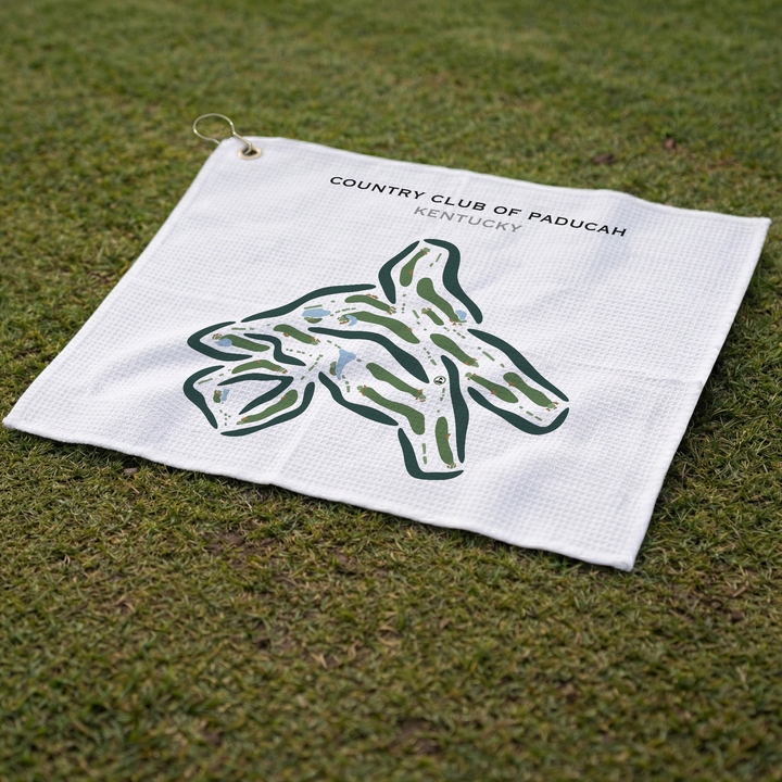 Country Club of Paducah, Kentucky - Printed Golf Course