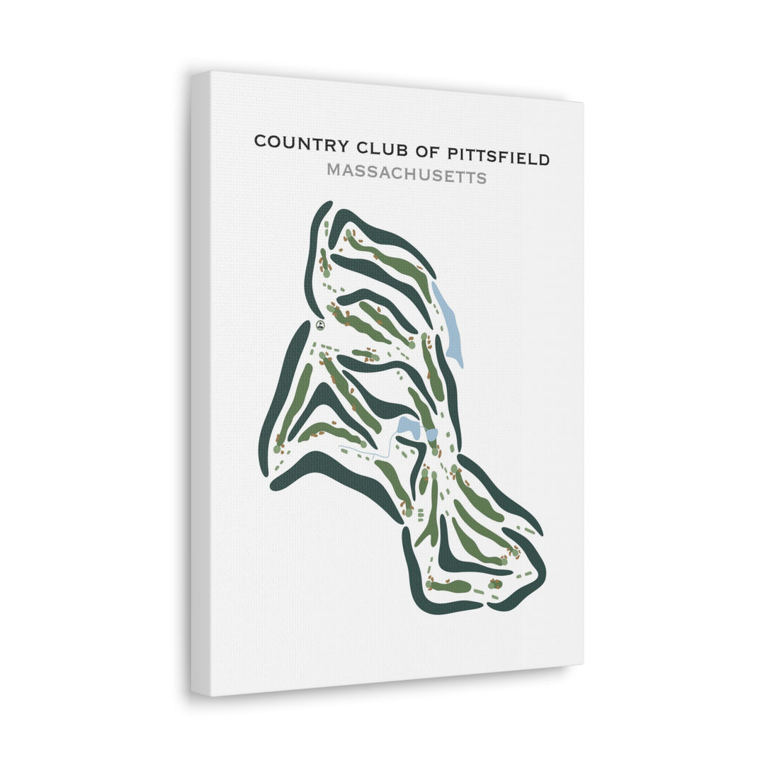 Country Club of Pittsfield, Massachusetts - Printed Golf Courses