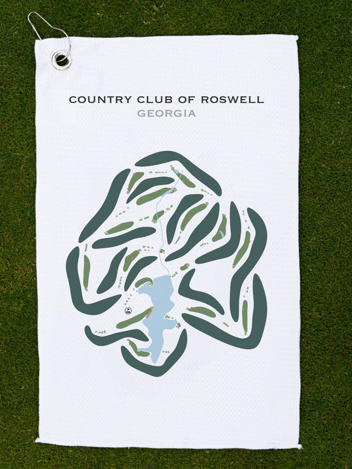 Country Club of Roswell, Georgia - Printed Golf Courses