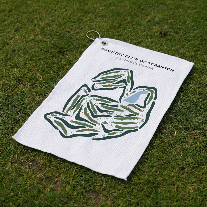 Country Club of Scranton, Pennsylvania - Printed Golf Courses